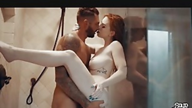 Busty Redhead Mom Has A Tattooed Stud Fulfilling Her Needs p1