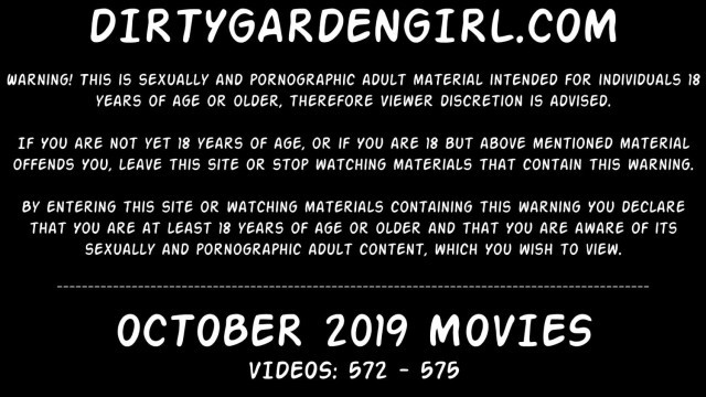 Dirtygardengirl OCTOBER 2019 NEWS fisting prolapse giant toy