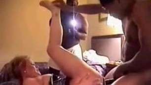 WIFE GETS BBC AND HUBBY LOVES TO WATCH AND FILM THE ACTION