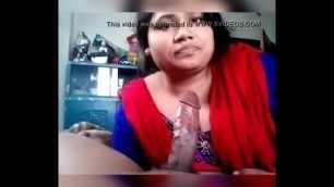 Bhabhi blowjob very sexy boobs
